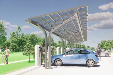 Polysolar Completes Groundworks on Transparent Solar EV charging Hub at Bristol and Bath Science Park 